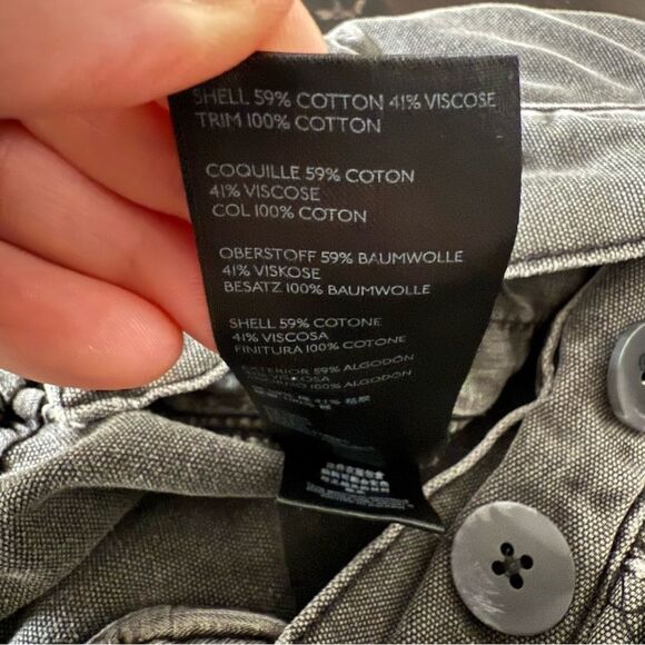 Free People Womens Margate Pleated Trouser Pants Size M Dark Gray Boho Casual - Picture 9 of 13